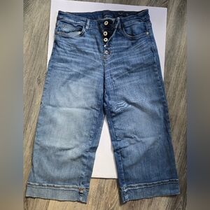 Women's J Jill High Rise Full Leg Cropped Jeans Size 12 P